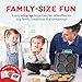 Dash Multi Mini Waffle Maker- Quad Waffle Maker for Family Breakfasts - Dual Nonstick Heating Plates & Easy-Release Surface - Compact & Fast-Heating - Aqua