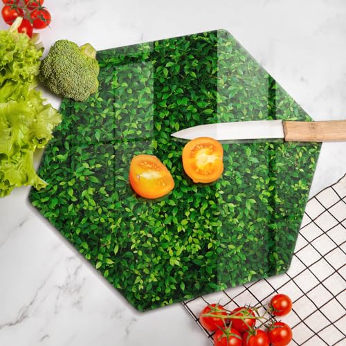 Planche à découper hectagonale Wallfluent en cuisine pour préparer et servir vos repas