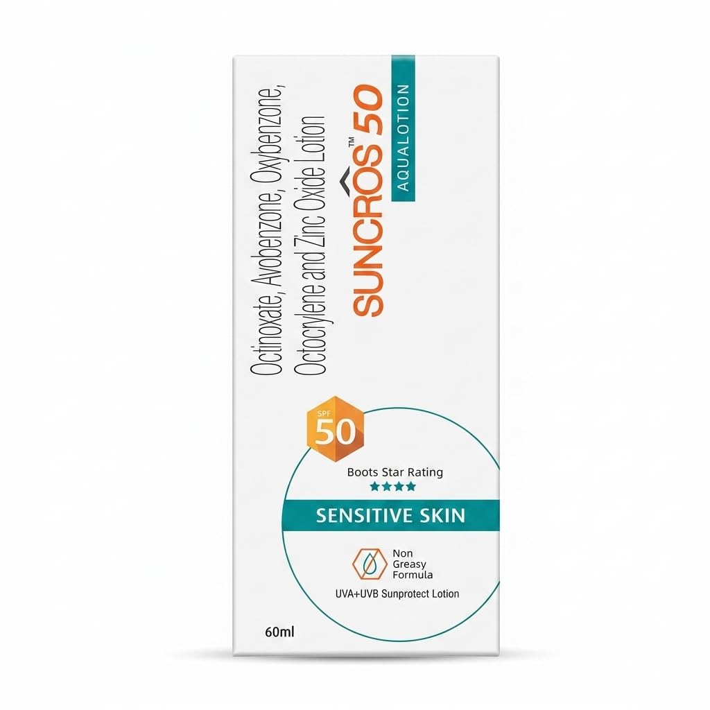50 Aqual Lotion SPF 50 Sunscreen | Broad Spectrum UVA & UVB Protection | Non-Greasy Formula for Sensitive Skin | 60 ml-image-14
