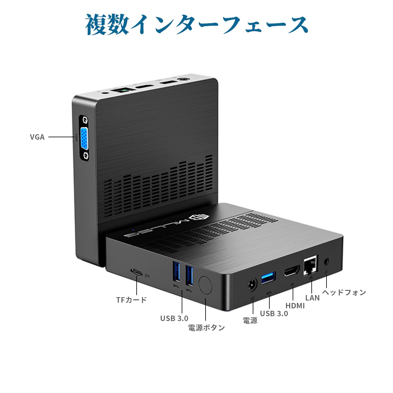 Amazon.co.jp: MLLSE M2 Air ミニPC、インテル Celeron N4000、6GB