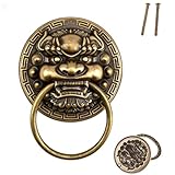 GARDIEN DE VOTRE FOYER : Le lion est depuis longtemps considéré comme un symbole de protection. En ornant votre porte d'entrée de ce magnifique heurtoir en laiton en forme de tête de lion, vous pouvez vous approprier ce symbolisme et créer une atmosphère chaleureuse.