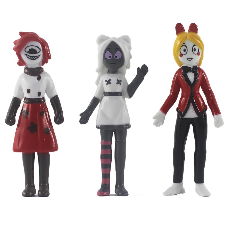 Amazon.co.jp: Zhongkaihua Hazbin ホテルフィギュアモデル、24個 Q