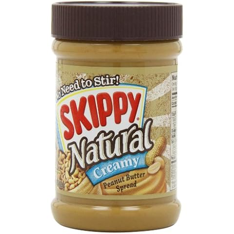 SKIPPY Peanut Butter, Natural Creamy, 15 Ounce (Pack of 6) Cover