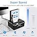 ikuai SATA to USB 3.0 Dual Bay Hard Drive Dock for 2.5