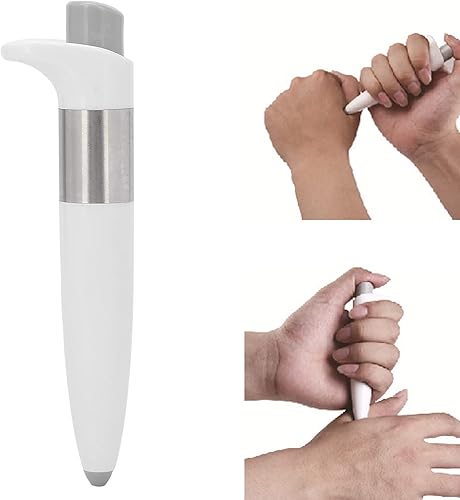 Miniatura 3 de Fácil de transportar bolígrafo de acupuntura, bolígrafo portátil de masaje de tejido profundo, para relajar el dolor, alivio de tensión, manual de