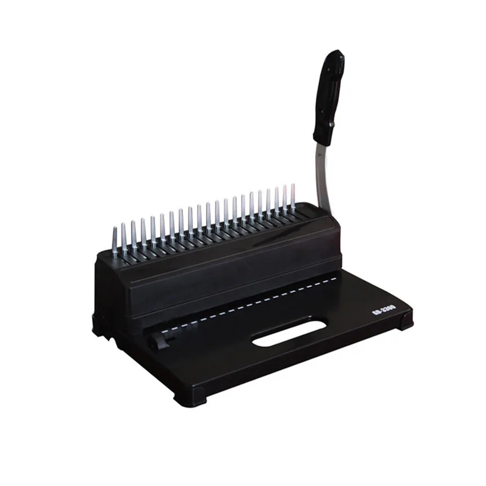 Bindemaschine, GD-3300 Clip Bindemaschine Stanzmaschine 21-Loch Kamm Typ Vertragstext Schürze Manuelle Bindemaschine