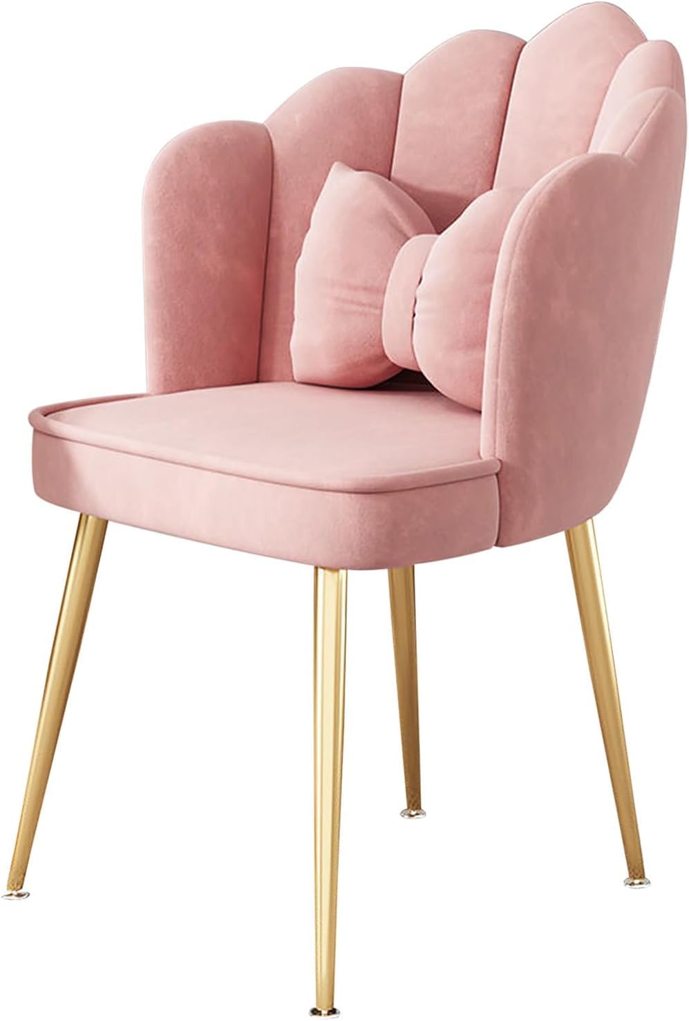 Chaise en velours de style nordique lot de 2 aux finitions élégantes