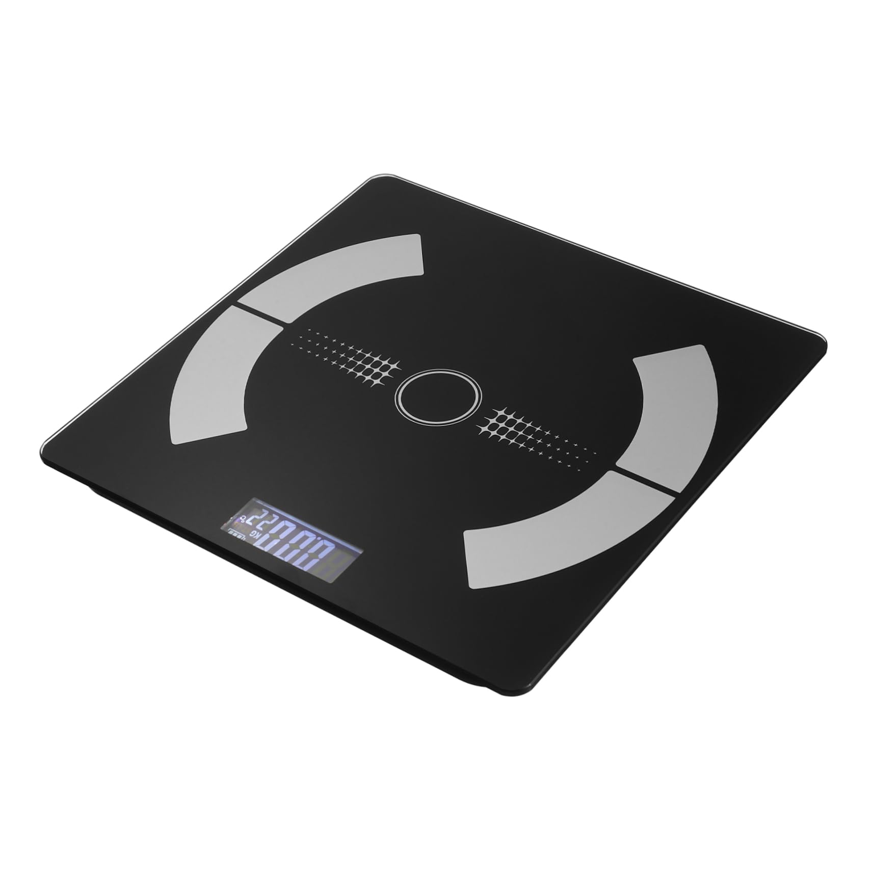 FRCOLOR Digital Body Weight Scale High Accuracy Electronic Weighing Scale for Home Use Durable Glass Design Measures Weight Muscle Mass and More