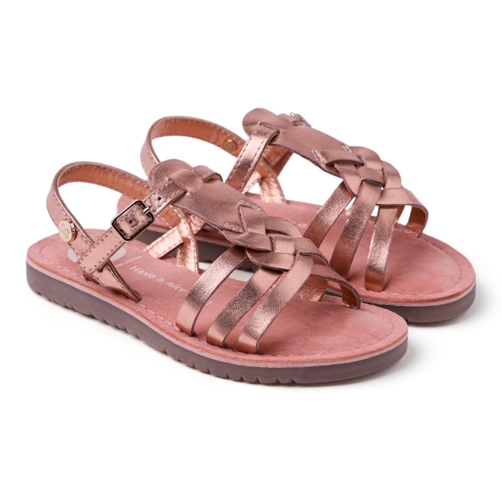 GIOSEPPO Boy's Girl's Bearsden T-Strap, Rose-Gold, 8.5 UK Child