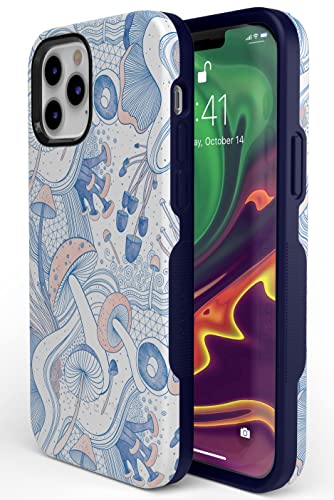 Casely Iphone 12/12 Pro Floral Case | Compatible With Magsafe | The Fun Guy | Enchanted Forest Mushroom Case #TOP4