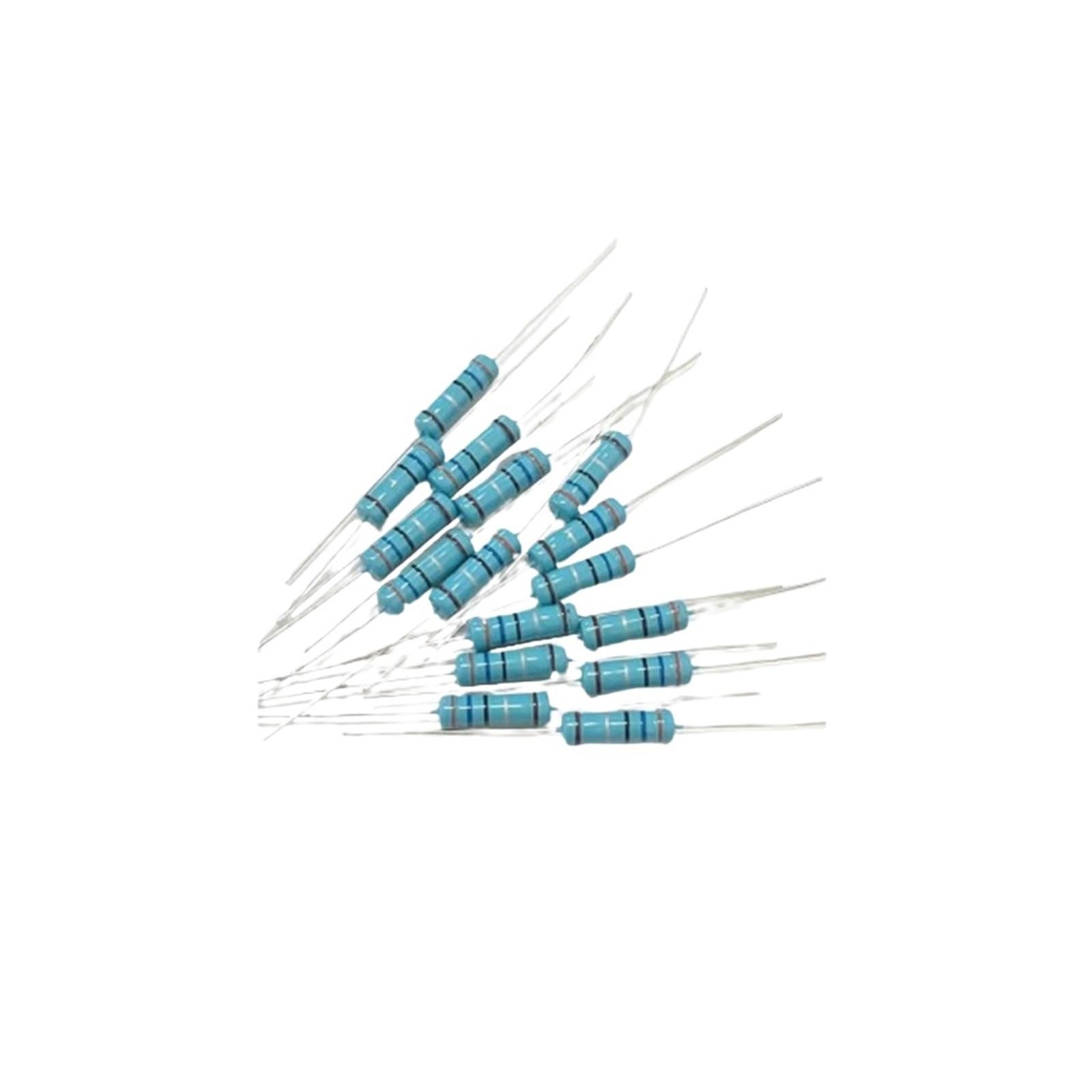 BALYDLUL 50Pcs 2W Metal Film Resistors 1R 2R 36R 470K 51R 820R 75K 1.5K 3K 100K 1R~2.2M(2K)