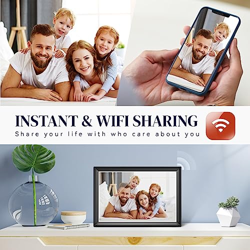 Digital Picture Frame 10.5 Inch, Wifi Digital Photo Frame With 32Gb Storage, 1920X1280 Ips Fhd Touch Screen Smart Picture Frame, Sharing Photos Via Free App Frameo Anywhere, Auto-Rotate, Easy Setup #TOP1