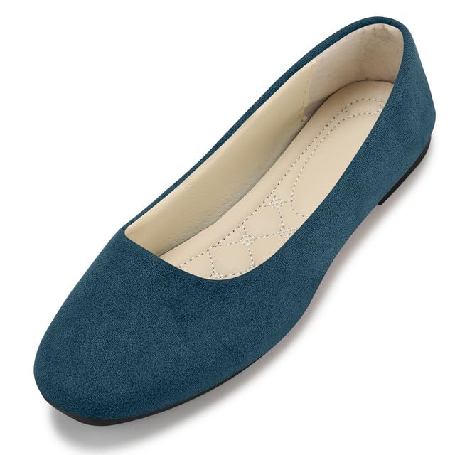 Chaussures plates pour femmes PADGENE tout-aller à ouverture peu profonde