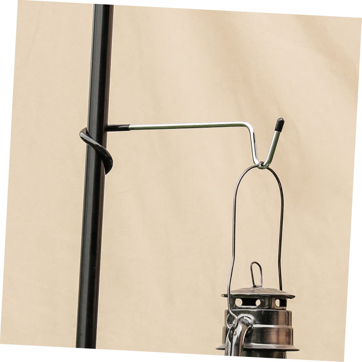 Hemoton 2Pcs Portable Skid Lantern Hangers Durable Outdoor Hooks for Camping Fishing and Barbecues Multi Functional Design Secure Hanging for Lanterns