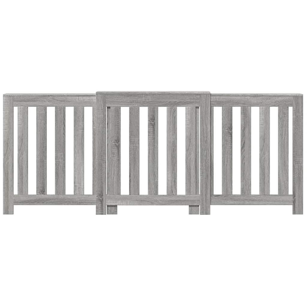 Revestimiento para radiadores Sonoma, 205 x 21,5 x 83,5 cm, material de madera, diseño moderno, duradero, resistente a la humedad, práctico estante para salón