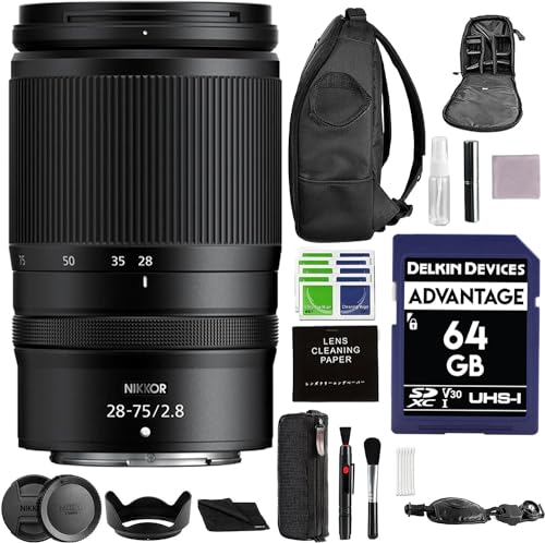 Nikon NIKKOR Z 28-75mm f/2.8 FX�t�H�[�}�b�g Z�}�E���g�����Y �X�^�[�^�[�N���[�j���O�L�b�g�A���X�g�X�g���b�v�A�v���t�F�b�V���i���o�b�N�p�b�N+���x�ȃA�N�Z�T���[�ƃg���x���o���h�� | Nikon 20107