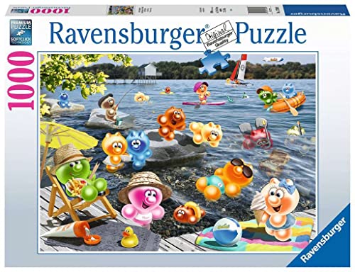 Ravensburger Puzzle 17396 Gelini Pique-Nique de mer – 1000 pièces Puzzle pour Adultes et Enfants à partir de 14 Ans