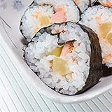 Yechiry Rodillo para Hacer Sushi Lavable Antiadherente, Rodillo para Pasteles Reutilizable, Ideal para Comida de Estilo Japonés, Fabricación de Arroz, Cocina DIY