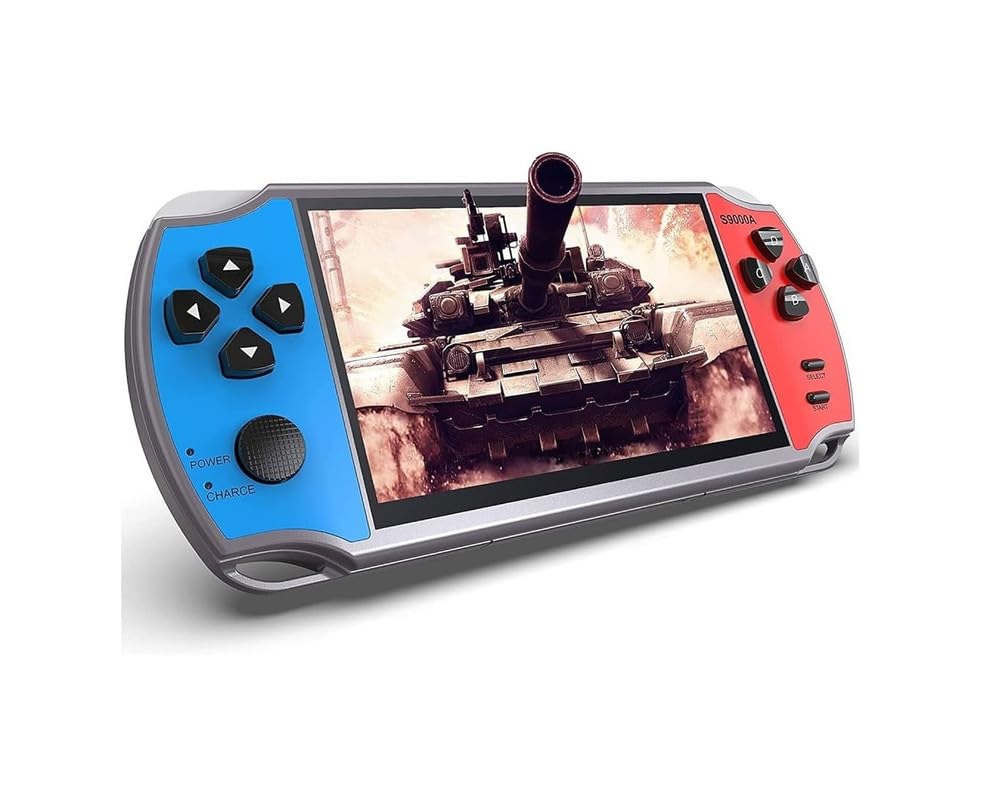 Gameson X7 PSP Video Gaming Console for Kids 8GB Storage With 5.1 Inch HD Display Rechargeable MP3/MP4 Hand 3D Game Console | Birthday Gift for Kids (Bue & Red) (B0D54JWYM5) Amazon Price History, Amazon Price Tracker