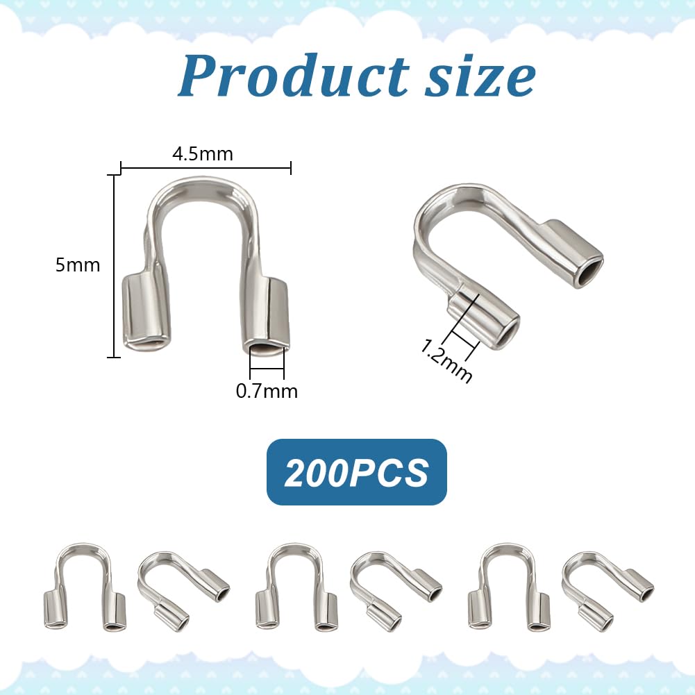 Boucles Protection Laiton DIY SOFPLATE 1 Boîte De 1200 Protections De Fil De Protection De Fil En Protecteurs Fil Collier Bracelet