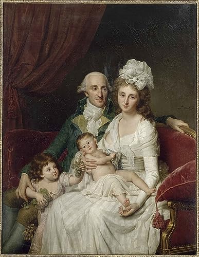 Peinture sur toile de Marie Geneviève Bouliard 60x90cm style musée