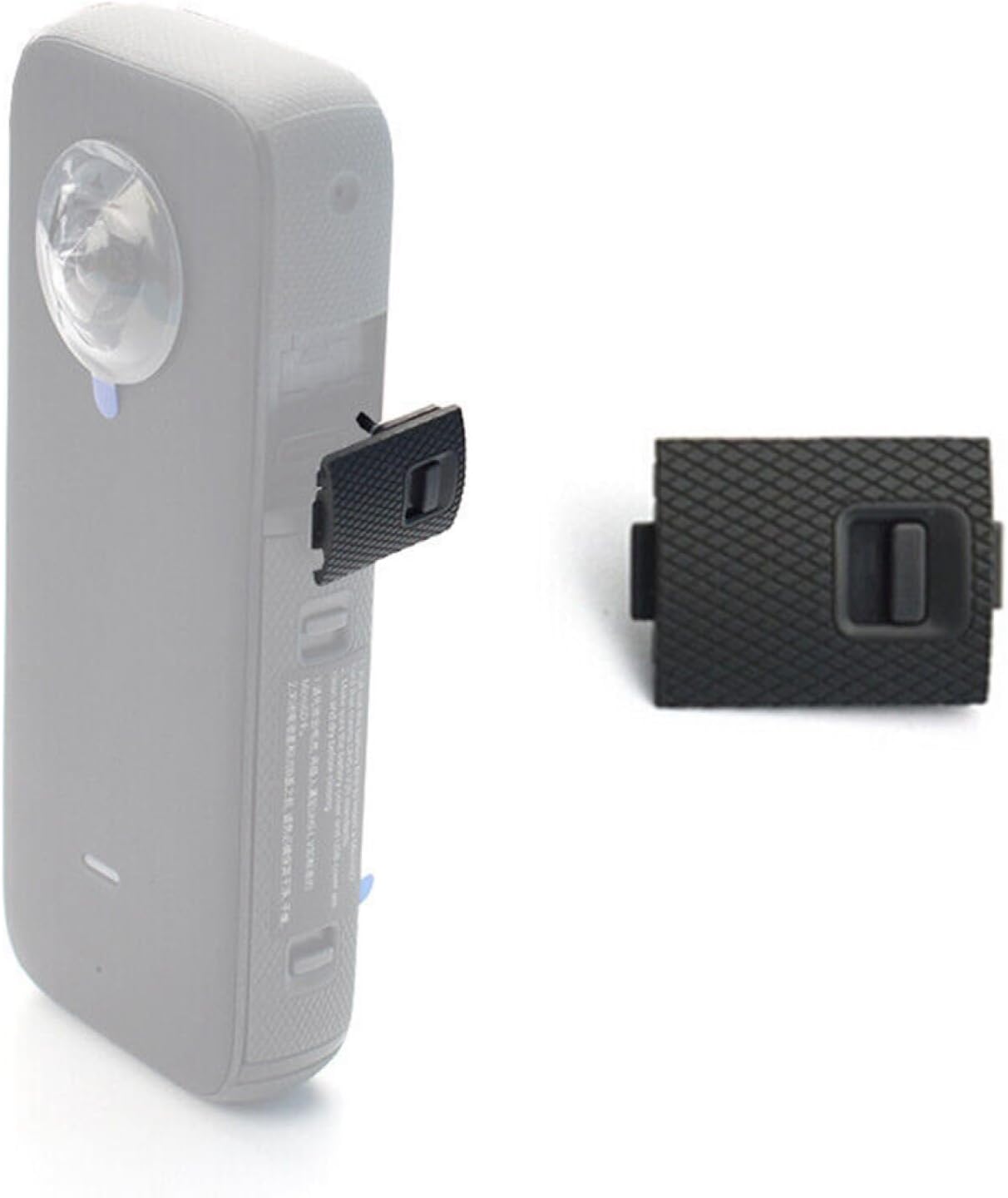 Camera ABS USB-C Charging Port Battery Cover Side Door Cover Repair Parts for Insta360 One X2 Camera Accessory New