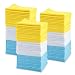 AmazonBasics Blue and Yellow Microfiber Cleaning Cloth, 144-Pack