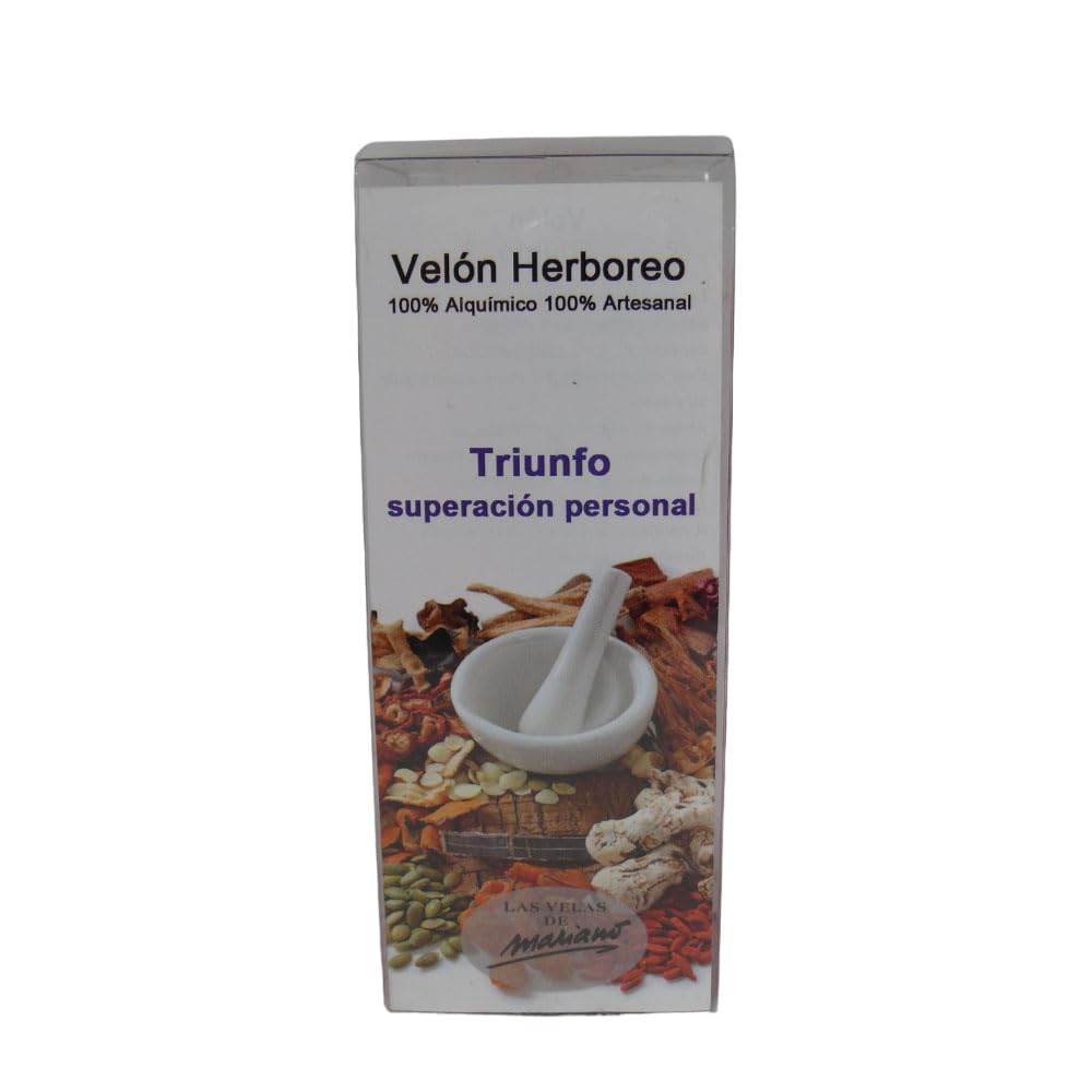 VELON HERBOREO TRIUNFO SUPERACION PERSONAL - VELAS MARIANO - SEPTORUMAGIC
