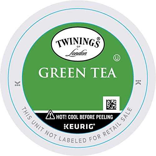 Image of Twinings Green Tea Single Serve Keurig K-Cups, Caffeinated, Smooth Flavor, Enticing Aroma, 24 Count (Pack of 2)