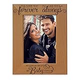 Kate Posh - I'll love you forever, I'll like you for always, as long as I'm living, my Baby you'll be - Engraved Natural Wood Picture Frame (5x7-Vertical)