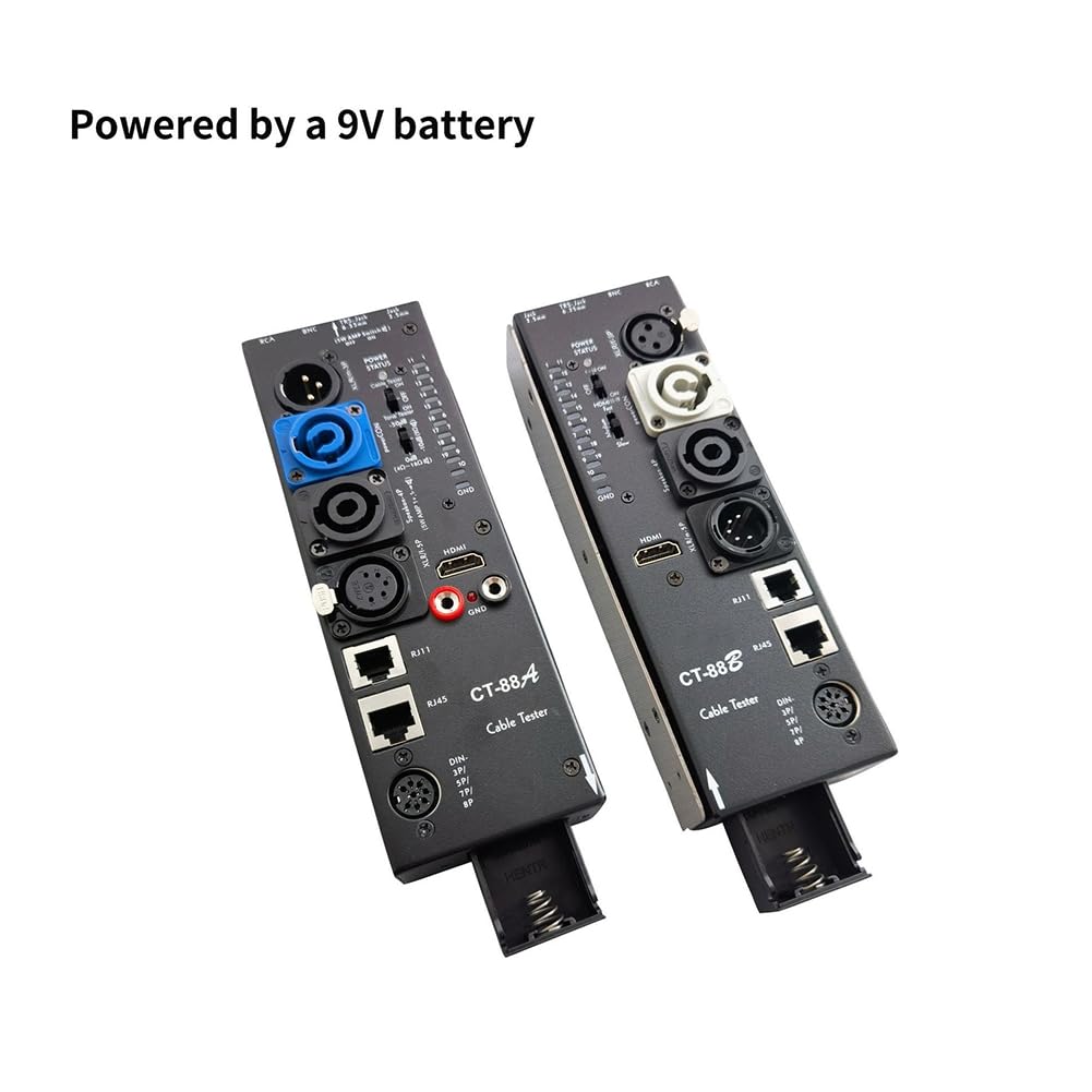Kabelprüfer CT-88 Separate XLR-Signallinienmesser -Kompatibel für Kabelprüfer