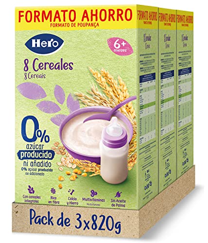Hero Baby Papilla de Crema de Arroz. Sin Gluten y Sin Azúcares Añadidos. 220gr