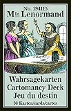 lenormand orakelkarten - blaue eule Lenormandkarten Piatnik Mlle Lenormand Wahrsagekarten No. 194115 (Lenormand Wahrsagekarten): 36 Karten mit Anleitung - Cartomancy Deck - Jeu du destin