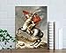Wieco Art Napoleon Crossing The Alps of Jacques-Louis David Oil Paintings Reproduction Abstract HD Prints Wall Decor Classic Artwork for Home & Office Decoration