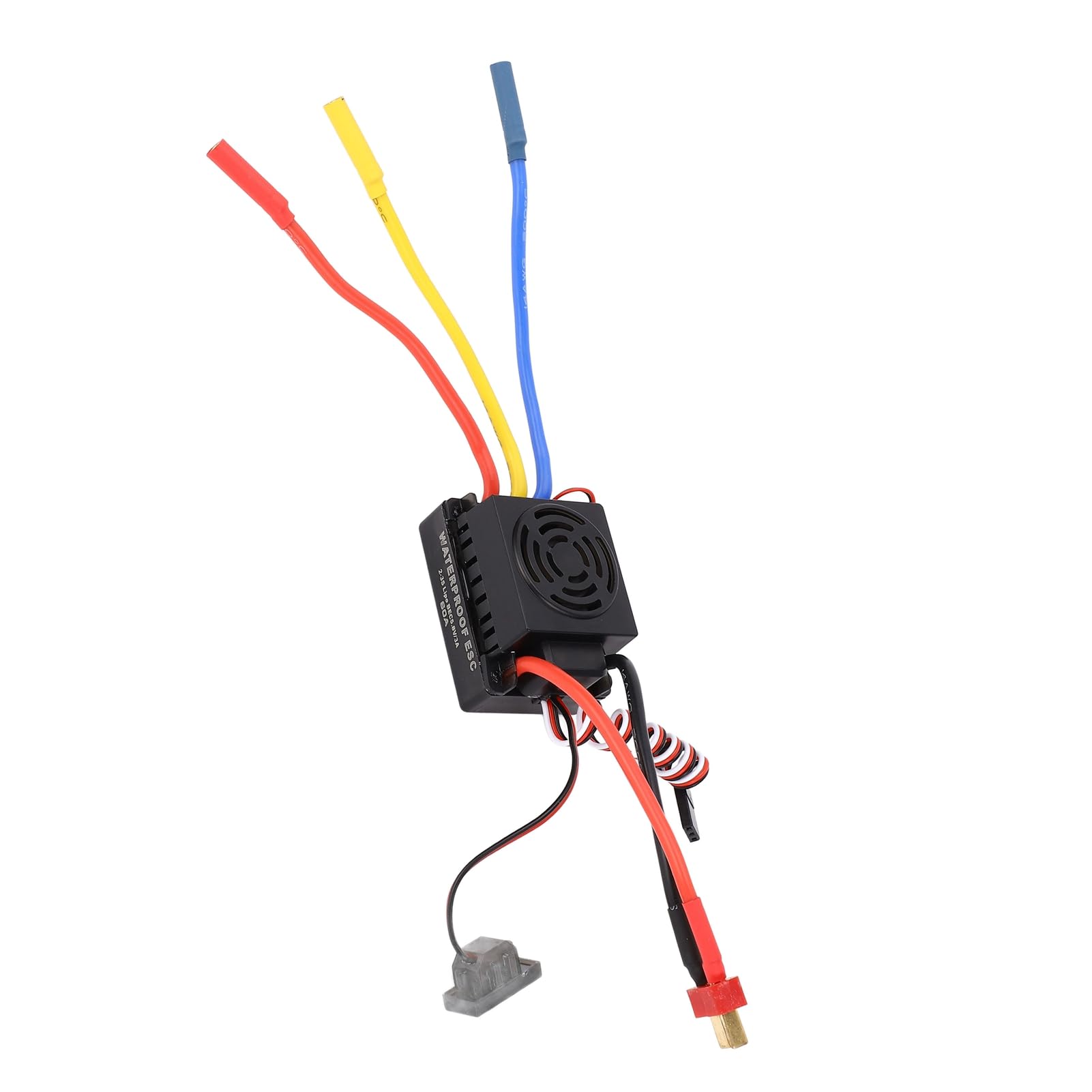 60A ESC Brushless Impermeabile, 5,8 V 3 A BEC, Scheda di Programma Regolabile, per Auto e Barche RC in Scala 1/10, Controller Motore ad Alte Prestazioni