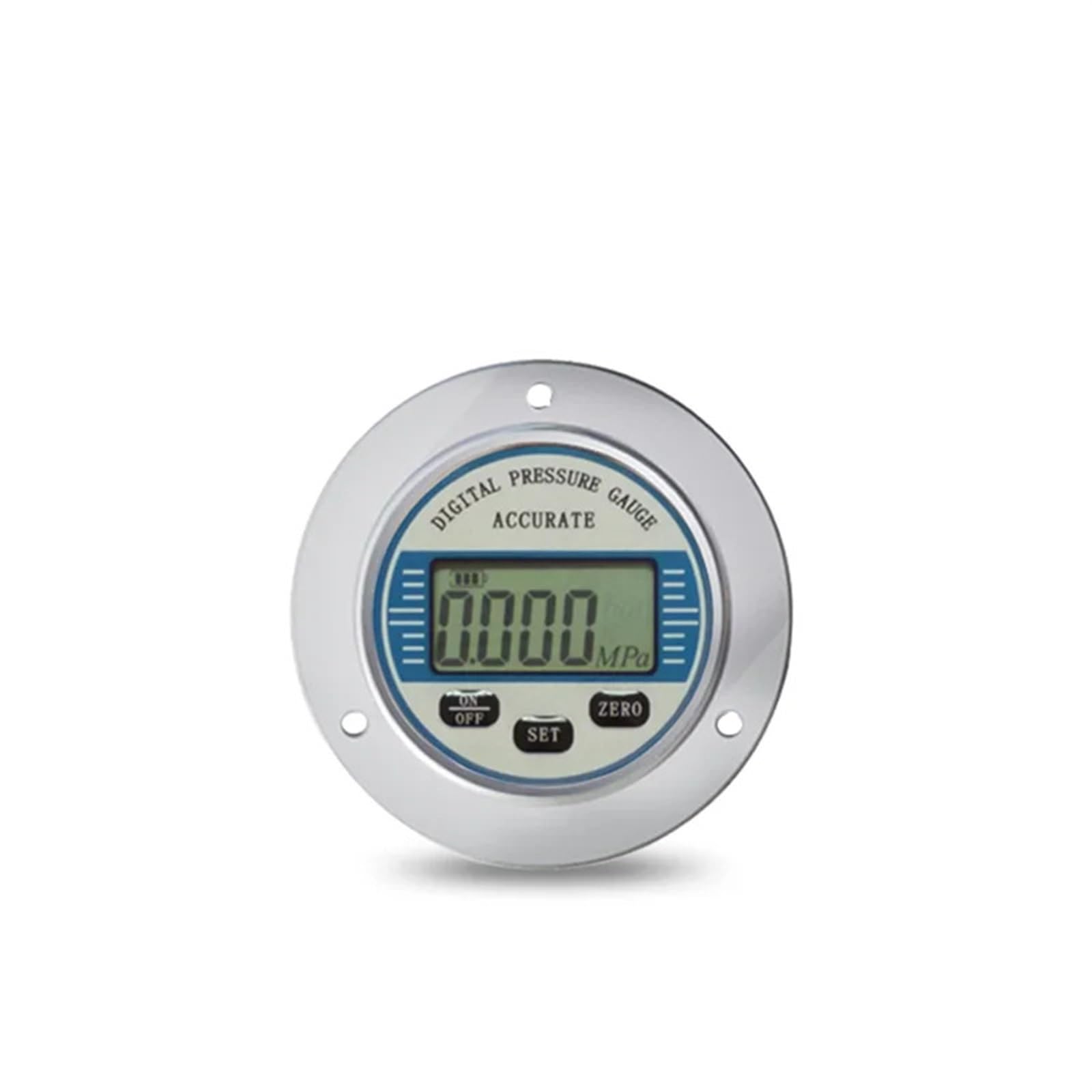 Manómetro hidráulico Digital con diafragma de temperatura, manómetro de combustible líquido de Gas de acero inoxidable, 1 Uds.(G1-4,0-10Mpa)