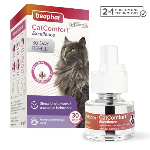 Beaphar - CatComfort® Excellence 30 Day Refill – Pheromone Calming for Cats - Reduces Stress, Anxiety & Unwanted Behaviour – Long-Lasting Stress-Relief- Lasts Up To 30 Days - Covers 70m² Area - 48ml - Image 5
