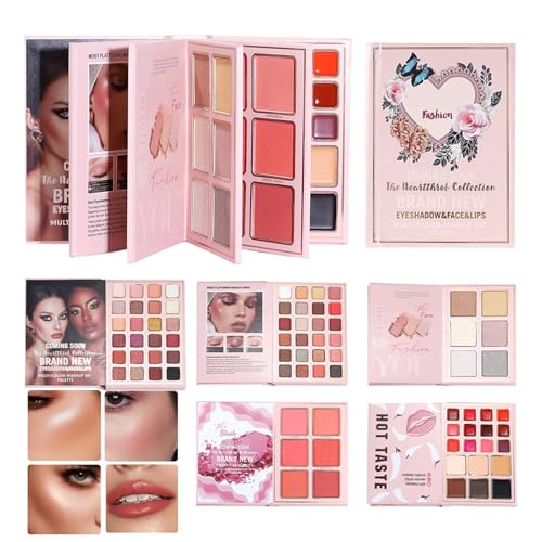 Design intuitivo per principianti: Questa palette libro per il viso completo presenta zone ben definite e una di abbinamento colori chiara, consentendo di completare il makeup in modo rapido e facile. Ideale per chi è alle armi con i cosmetici e cerca semplicità ed efficacia nella routine quotidiana, offre un trucco completo e armonioso.