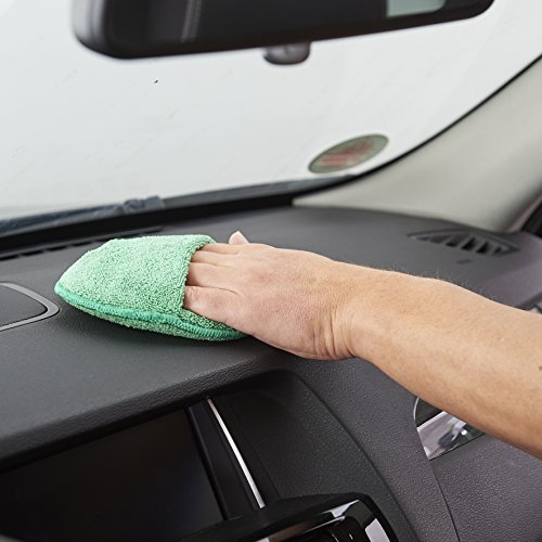 SONAX MicrofaserPflegePad (1 Stück) für gleichmäßiges Auftragen von Kunststoffpflegemitteln im Innenraum und EIN gründliches Ergebnis | Art-Nr. 04172000