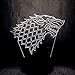 Produktbild 3D Phantomlicht, Wolf Led Lampe Game of Thrones Super-Fans nützliches Souvenir-Nachtlicht Ausstellung -Touch LED Kindernachtlicht (Color : Touch+Remote)
