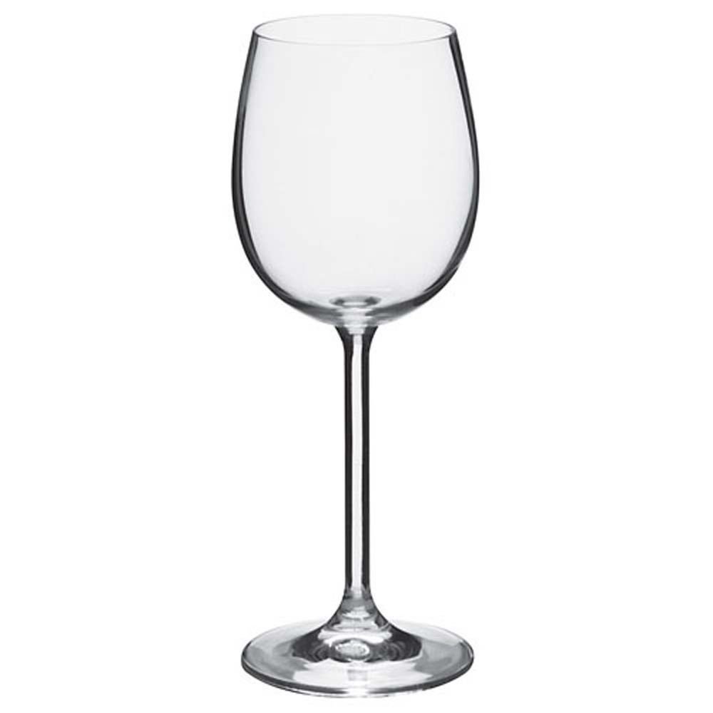 Bohemia Cristal Natalie Wine Glass 6 Pieces in A Gift Box, Capacity-260 Mililiter, One Size