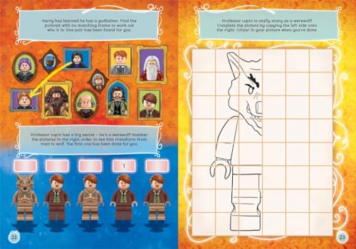 Image of LEGO Harry Potter: Duelling a Dementor Activity Book (with Professor Remus Lupin minifigure and Dementor mini-build) (LEGO Minifigure Activity)