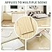 18 Sq. Ft Floor Tiles Peel and Stick Vinyl Floor 36 x 6 inch Luxury Self Adhesive Waterproof Flooring Planks DIY for Kitchen, Living Room, Shops, RV, Wood Look Plank, 12-Pack, Light Brown