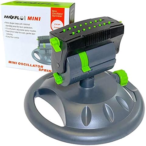 Sprinklers for Yard Water Sprinkler Water Sprinklers for Lawn Garden Sprinkler for Yard Sprinkler Mini Oscillating Sprinkler Watering System Large Coverage Leakproof Hose Connection Cover