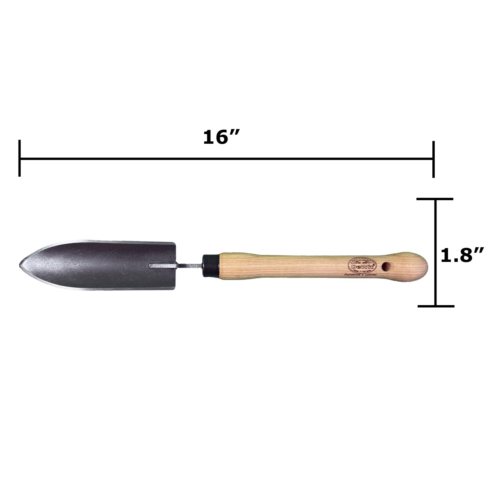 Heavy-Duty Narrow Blade Transplanter with Extended Handle