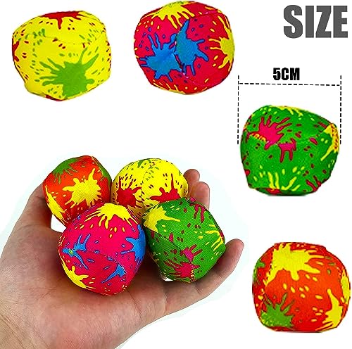 LATERN 30 Stück Wasserbombenbälle, 5CM Wiederverwendbarer Wasserabsorbierender Ball Mini Wasserspritzbälle für Outdoor Wasseraktivitäten Poolstrand Gastgeschenke Sommerliche Wasserkampfspiele