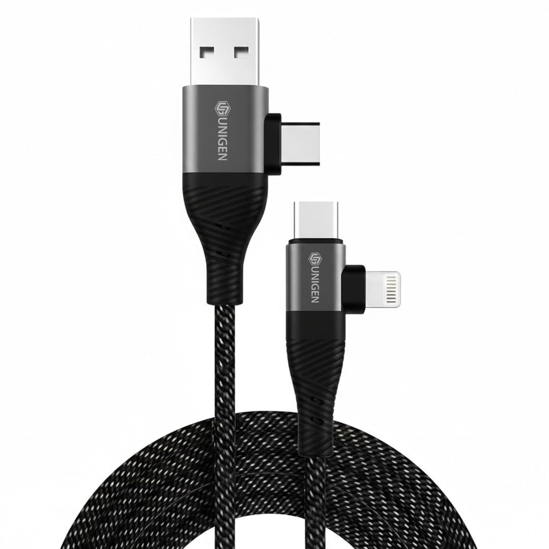 UNIGEN 1.5M USB Type C to Lightening 27W Fast Charging Nylon Braided USB Cable C Cable For iPhone 14,14 Pro,14 Pro Max, iPhone 13 Series,12,12 Pro,11,11 Pro Max iPhone 12 Mini, X, 8 Fast Data Transfer — Amazon image 10