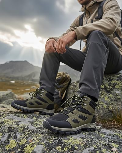Image of Bacca Bucci Enduro High-Top Outdoor Hiking Boots