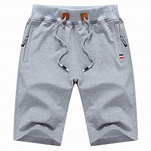 Shorts casual para hombre QWENTMTNTY de algodón miniatura 1