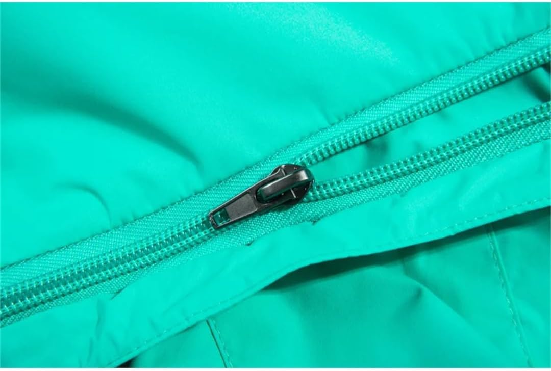 Women's Hooded Waterproof Jacket Hiking Camping Lightweight Rain Coat